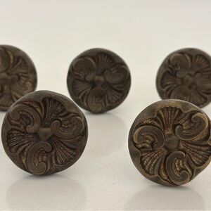 Vintage Brass /Cabinet Drawer pulls 1965 lot of 8